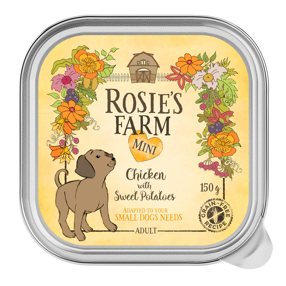 Rosie's Farm Mini 6 x 150 g - Huhn mit Süßkartoffeln von Rosie's Farm