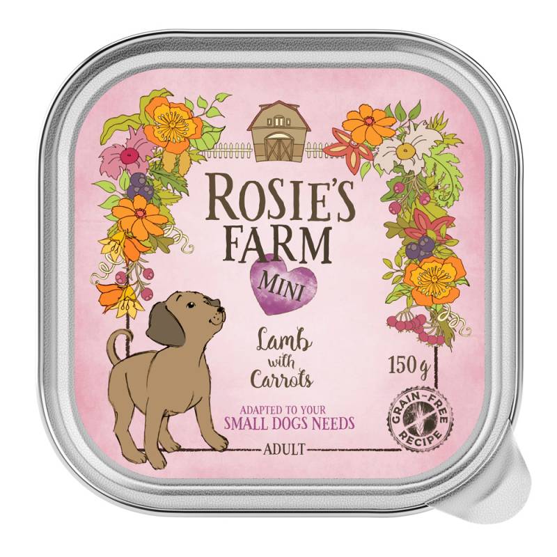 Rosie's Farm Mini 6 x 150 g - Lamm mit Karotten von Rosie's Farm