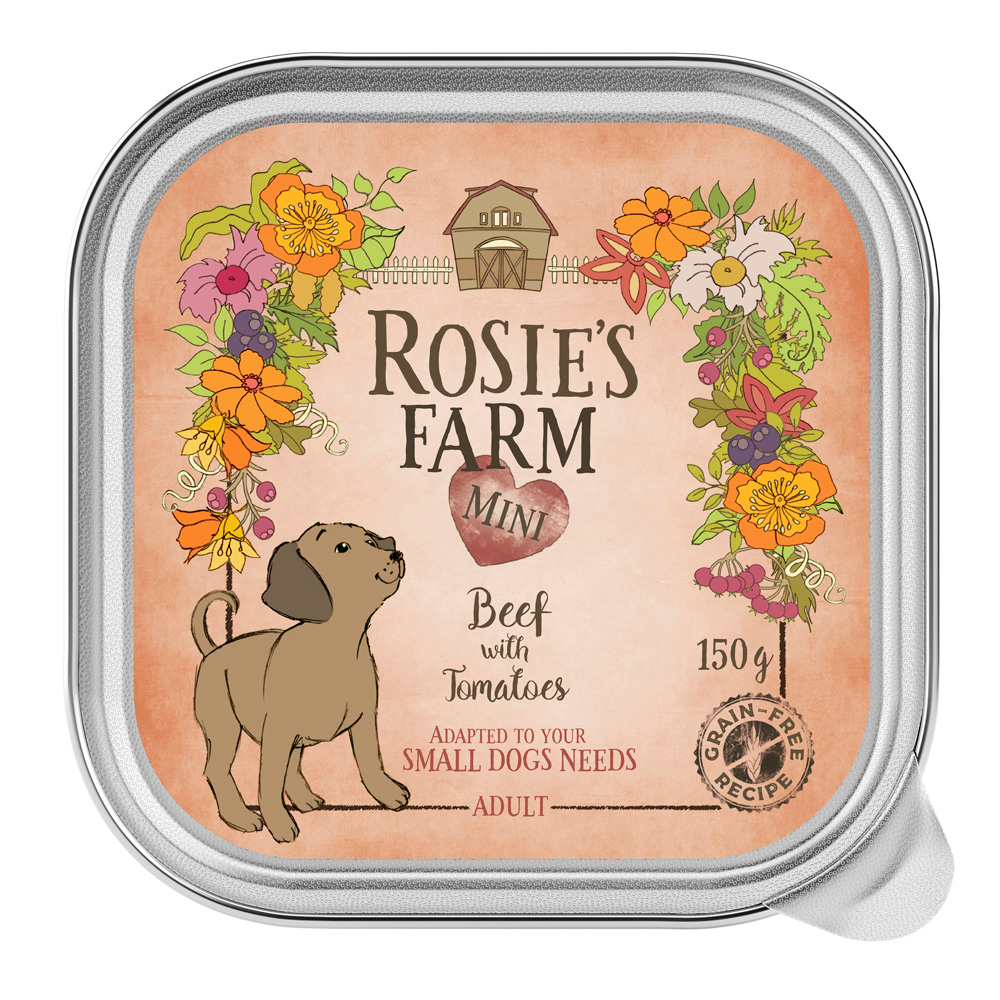 Rosie's Farm Mini 6 x 150 g - Rind mit Tomaten von Rosie's Farm