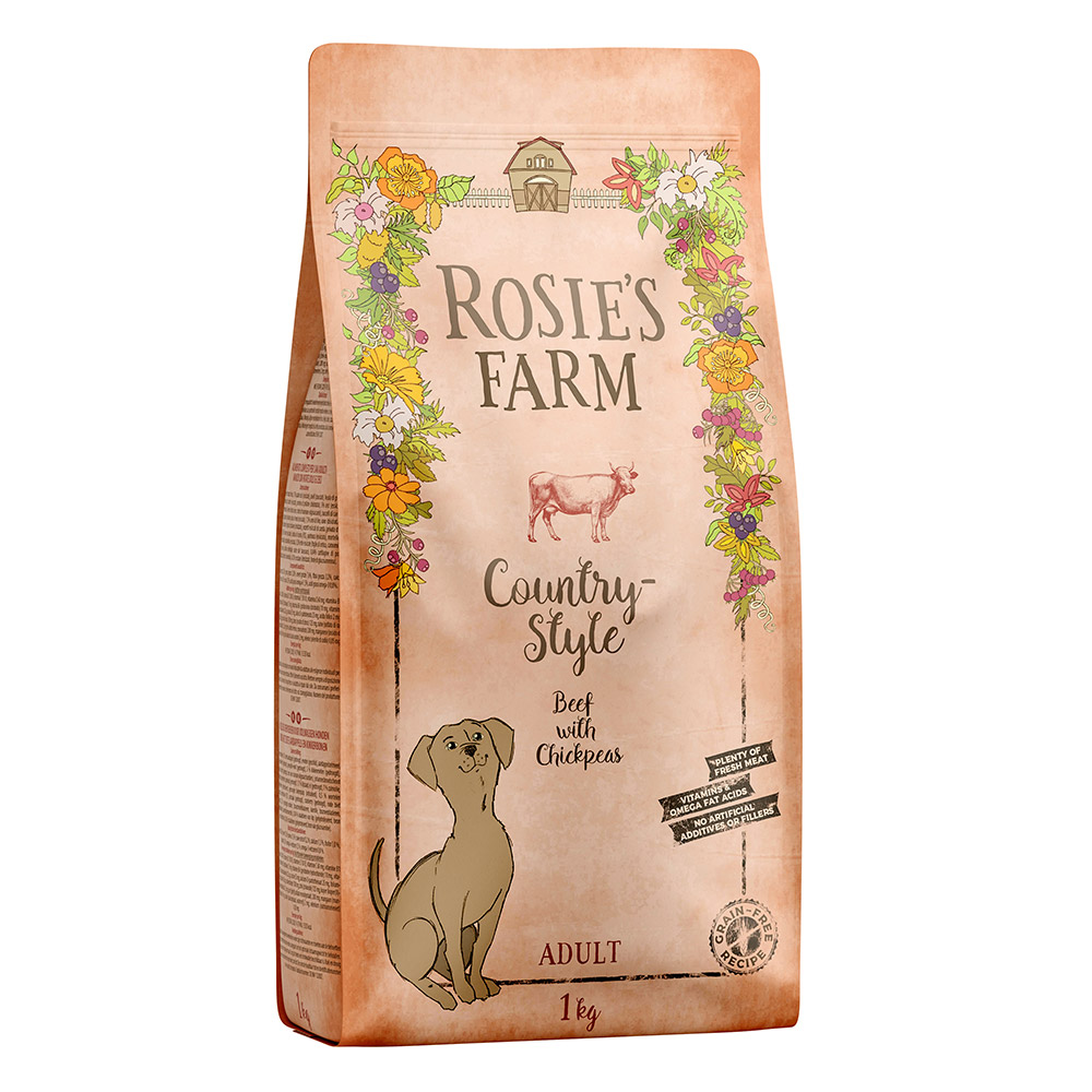 Rosie's Farm - Rind mit Süßkartoffeln und Kichererbsen - Sparpaket: 5  x 1 kg von Rosie's Farm