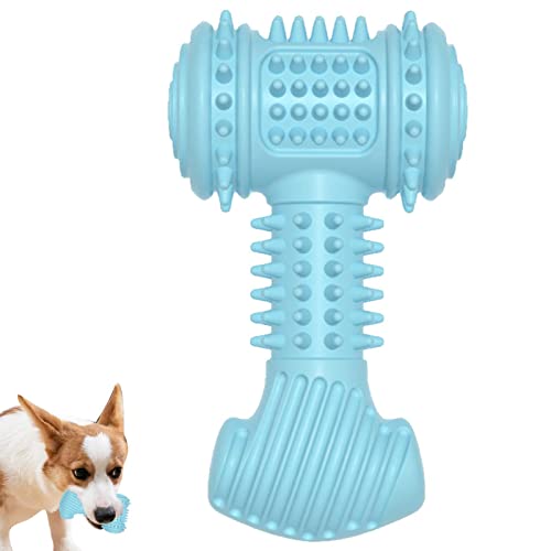Rosixehird Robustes Hundespielzeug | Stachelhammer aus -Gummi, unzerstörbares Hundespielzeug zur Reinigung der Hundezähne,Zahnreinigung und Zahnfleischmassage Robustes Hundespielzeug für kleine von Rosixehird