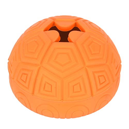 Rosvola Pet Treat Ball, Interaktives Zähneknirschen, Langsam Fressende Schildkröte, Attraktives, Sicheres Hundefutterspender-Spielzeug für das Training von Welpen (Klein) von Rosvola