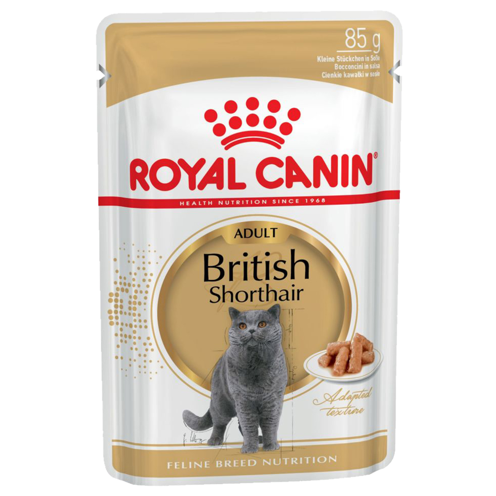 Royal Canin British Shorthair Adult in Soße - Sparpaket: 24 x 85 g von Royal Canin Breed