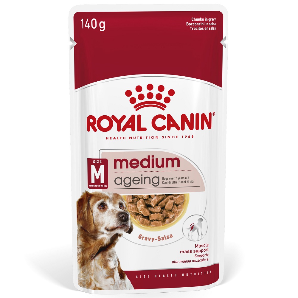 Royal Canin Medium Ageing in Soße - Sparpaket: 20 x 140 g von Royal Canin Size