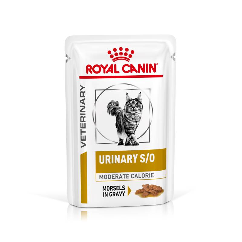 Royal Canin Veterinary Feline Urinary S/O Moderate Calorie in Soße - Sparpaket: 24 x 85 g von Royal Canin Veterinary Diet