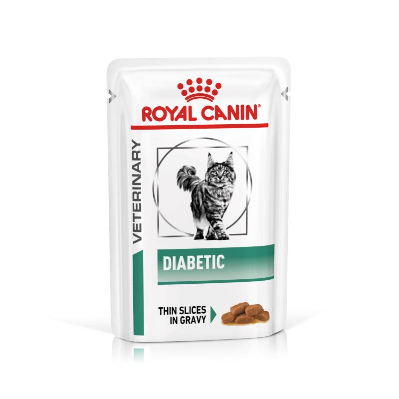 Royal Canin Veterinary Feline Diabetic in Soße - Sparpaket: 48 x 85 g von Royal Canin Veterinary Diet