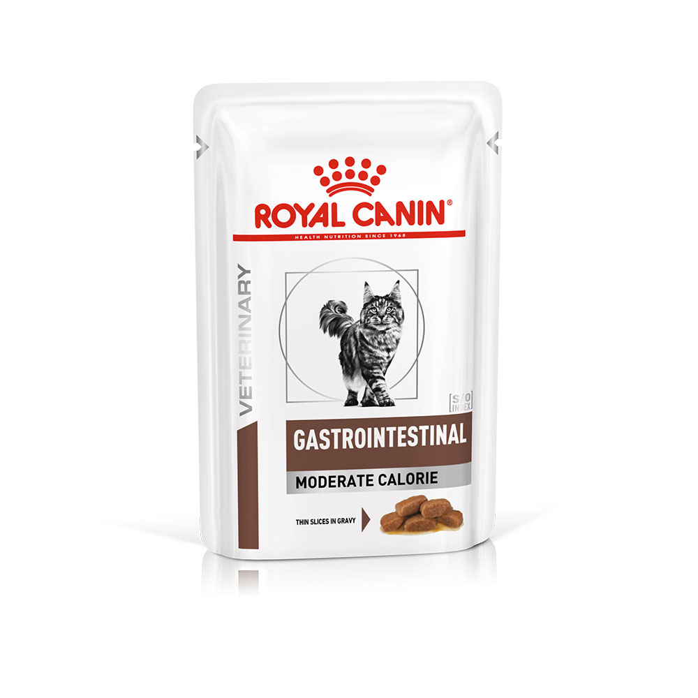 Royal Canin Veterinary Feline Gastrointestinal Moderate Calorie in Soße - 12 x 85 g von Royal Canin Veterinary Diet