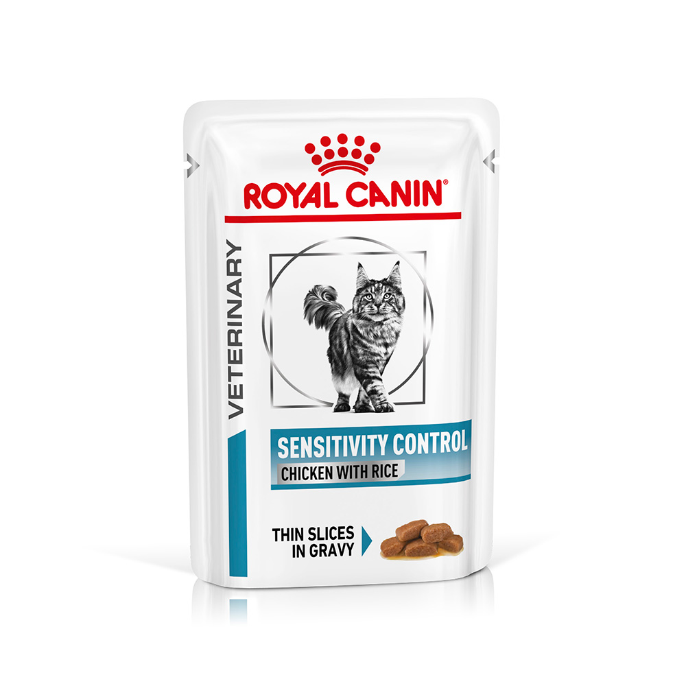 Royal Canin Veterinary Feline Sensitivity Control Huhn & Reis in Soße  - 12 x 85 g von Royal Canin Veterinary Diet