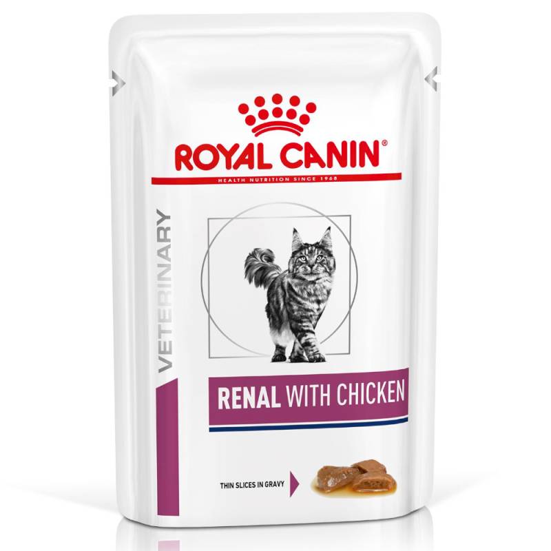 Sparpaket Royal Canin Veterinary 24 x 85 g - Renal Huhn von Royal Canin Veterinary Diet