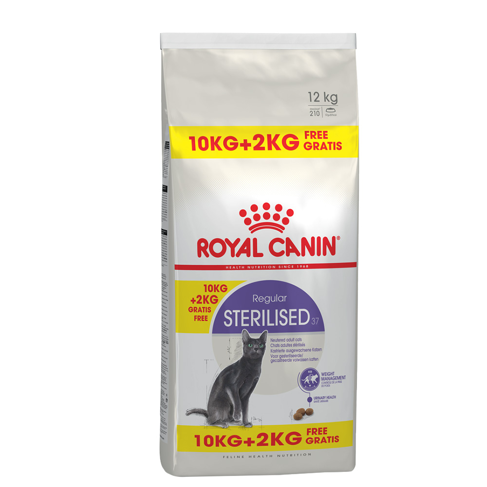 2 kg gratis! 12 kg Royal Canin im Bonusbag - Sterilised 37 von Royal Canin