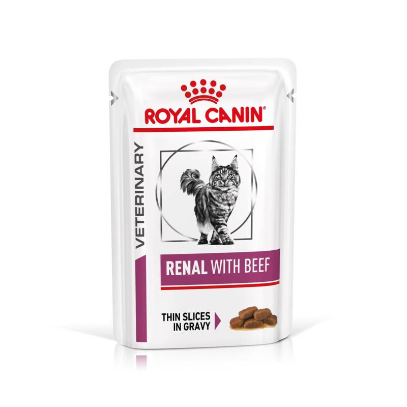 ROYAL CANIN® Veterinary RENAL RIND Nassfutter für Katzen 12x85g von Royal Canin