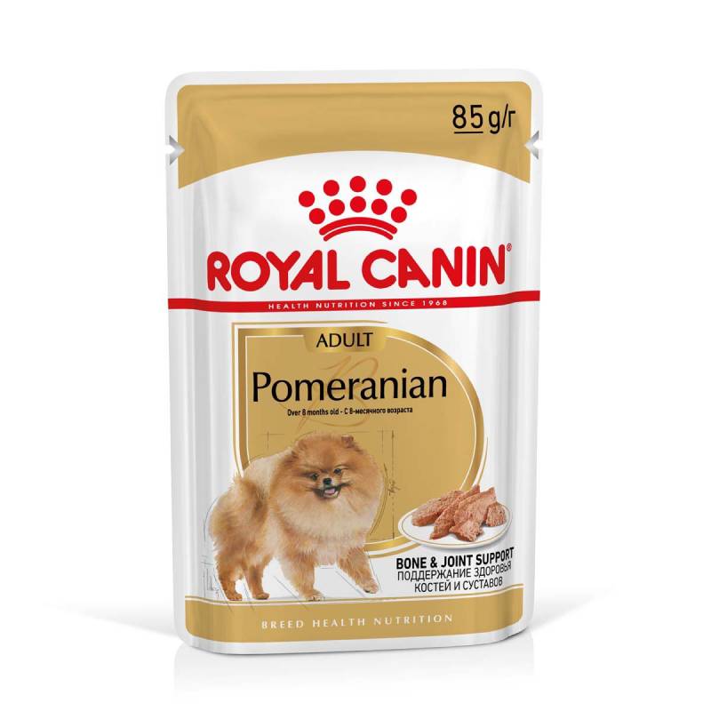 ROYAL CANIN POMERANIAN ADULT MOUSSE Feuchtnahrung für ausgewachsene Zwergspitze (>8 Monate) 12x85 von Royal Canin