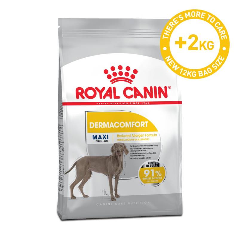 ROYAL CANIN DERMACOMFORT MAXI Trockenfutter für große Hunde mit empfindlicher Haut 12kg von Royal Canin