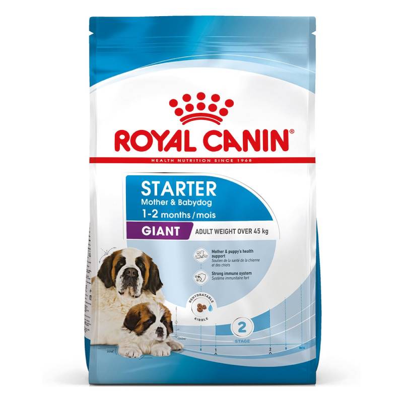 ROYAL CANIN GIANT Starter für tragende Hündin und Welpen sehr großer Rassen 15kg von Royal Canin