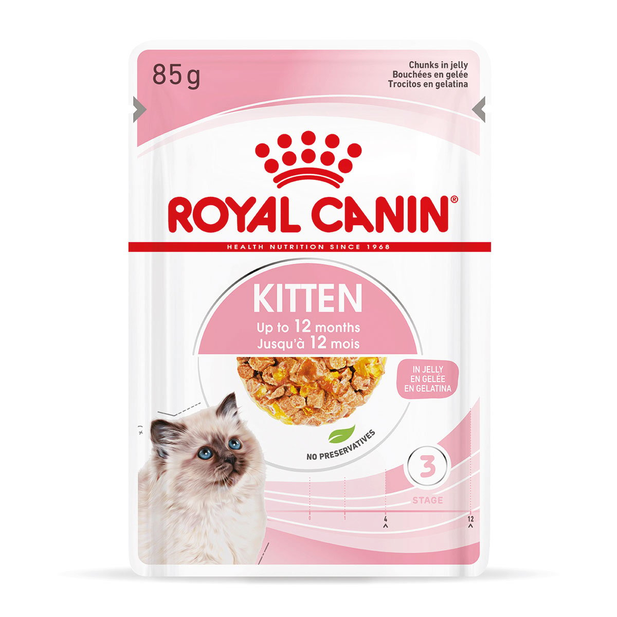 ROYAL CANIN KITTEN Nassfutter in Gelee für Kätzchen 12x85g von Royal Canin