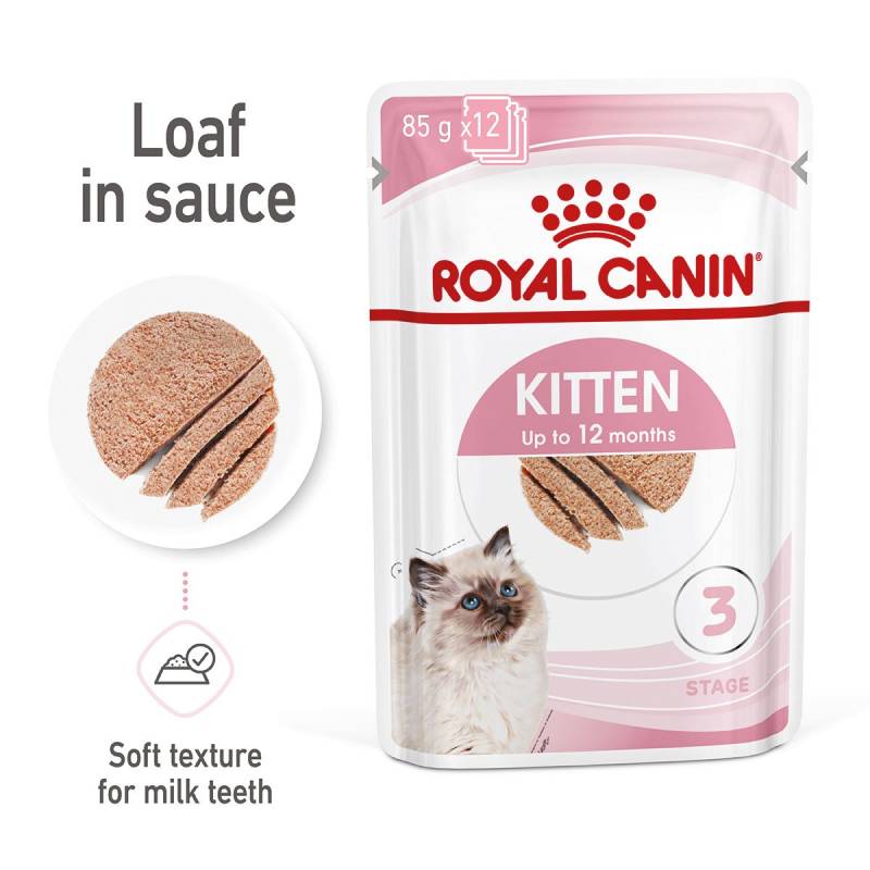 ROYAL CANIN KITTEN Nassfutter in Mousse für Kätzchen 12x85g von Royal Canin