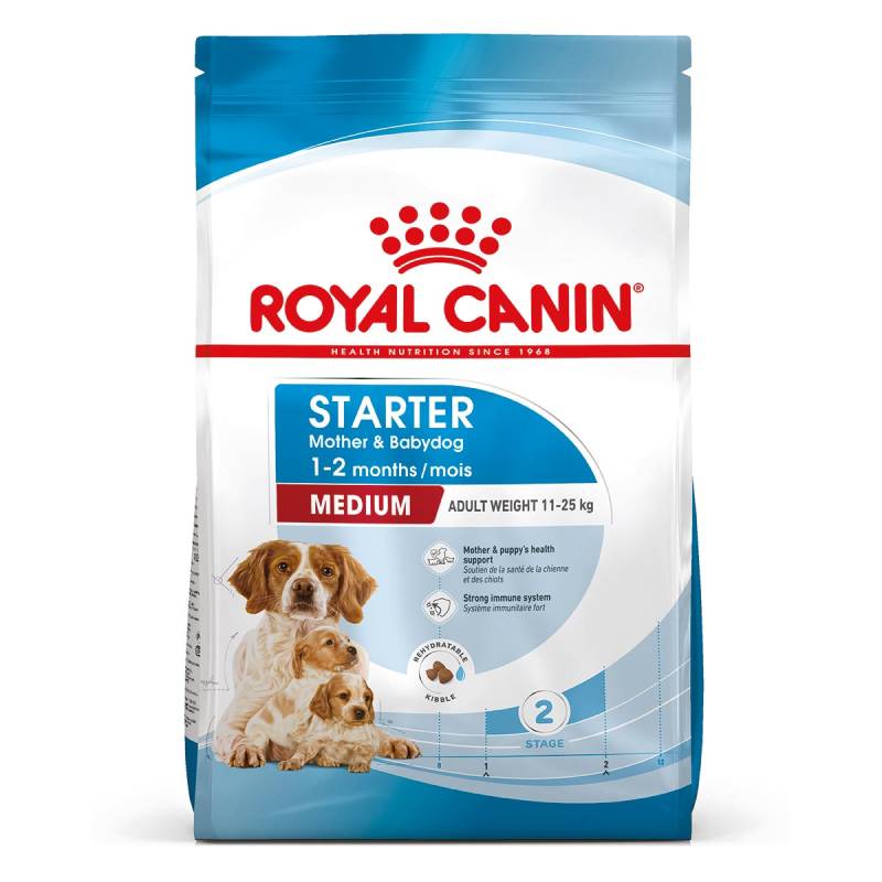 ROYAL CANIN MEDIUM Starter für tragende Hündinnen und Welpen mittelgroßer Rassen 15kg von Royal Canin