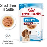 ROYAL CANIN Medium Puppy in Soße 10x140 g von Royal Canin