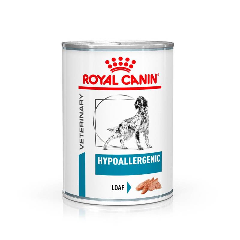 ROYAL CANIN Veterinary HYPOALLERGENIC Mousse Nassfutter für Hunde 12x400 von Royal Canin