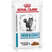 ROYAL CANIN Veterinary Skin & Coat, feine Stückchen in Soße 12x85 g von Royal Canin