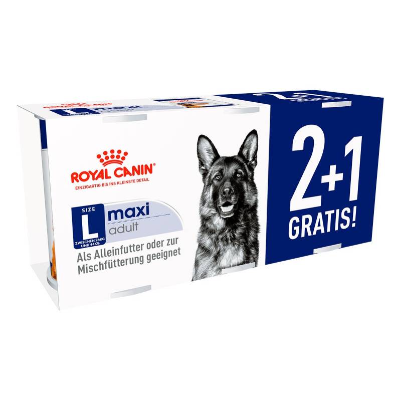 Royal Canin 2+1 gratis SHN Maxi Adult Loaf 410g von Royal Canin