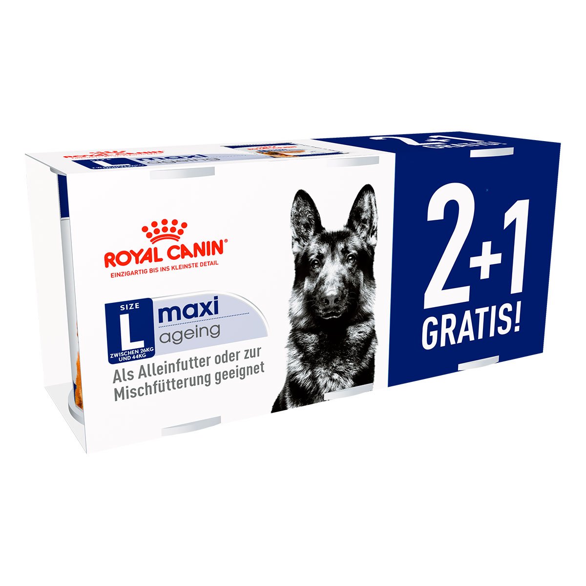 Royal Canin 2+1 gratis SHN Maxi Ageing Loaf 410g von Royal Canin