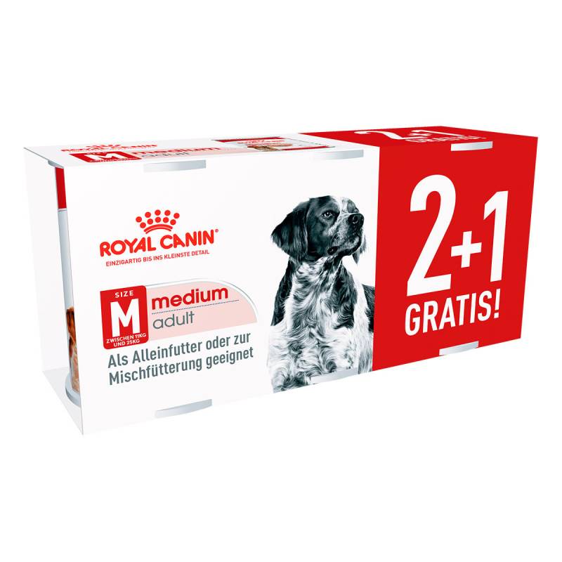 Royal Canin 2+1 gratis SHN Medium Adult Loaf 410g von Royal Canin