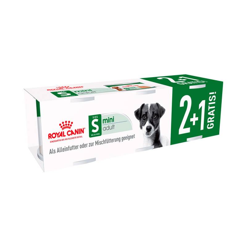 Royal Canin 2+1 gratis SHN Mini Adult Loaf 195g von Royal Canin