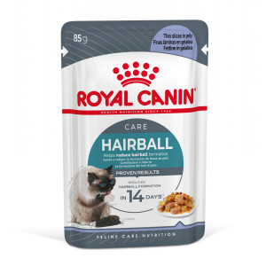 Royal Canin Hairball Care in Gelee Katzen-Nassfutter (85 g) 1 Karton (12 x 85 g) von Royal Canin