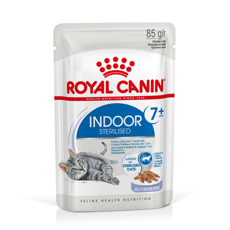 Royal Canin Indoor Sterilised 7+ in Gelee - 12 x 85 g von Royal Canin