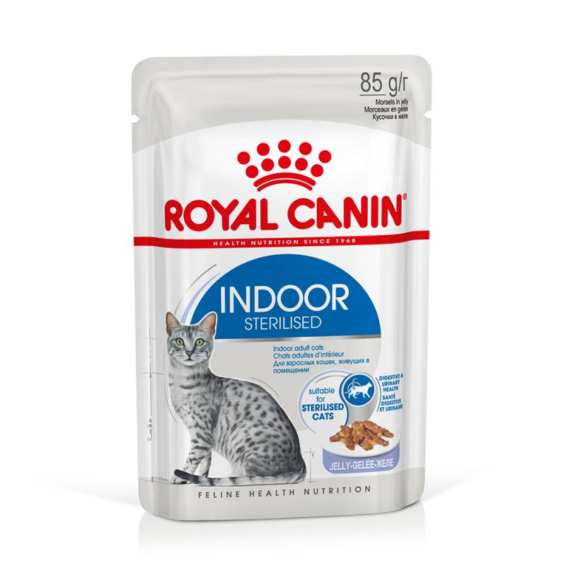 Royal Canin Indoor Sterilised in Gelee - Sparpaket: 24 x 85 g von Royal Canin