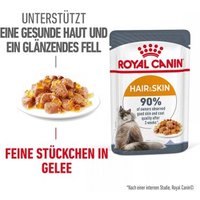 ROYAL CANIN Hair & Skin in Gelee 12x85 g von Royal Canin