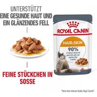 ROYAL CANIN Hair & Skin in Soße 12x85 g von Royal Canin