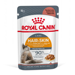 Royal Canin Hair & Skin Care in Soße Nassfutter Katze (85 g) 1 Karton (12 x 85 g) von Royal Canin