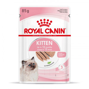 Royal Canin Kitten Loaf (Mousse) Nassfutter für Katzen 85g 1 Karton (12 x 85 g) von Royal Canin