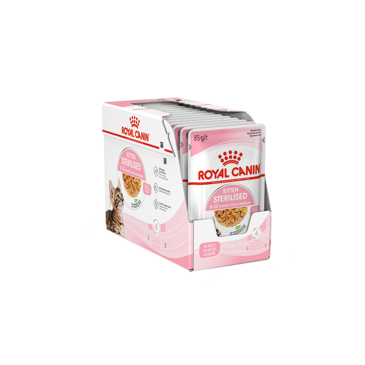 Royal Canin Kitten Sterilised Gelee - Beutel - 12 x 85 g von Royal Canin