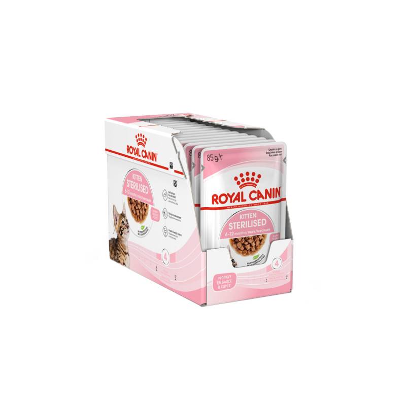 Royal Canin Kitten Sterilised in Sauce - Beutel - 12 x 85 g von Royal Canin