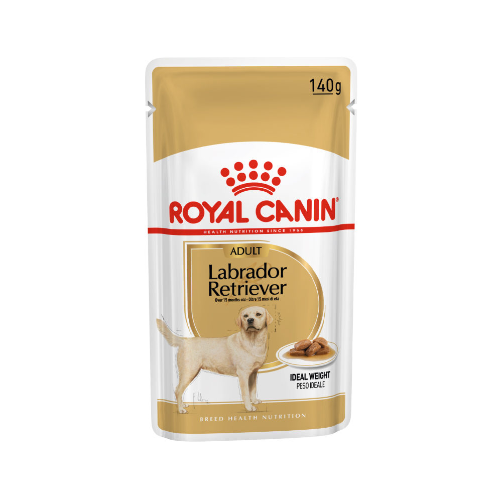 Royal Canin Labrador Retriever Adult Hundefutter - Frischebeutel - 10 x 140 g von Royal Canin