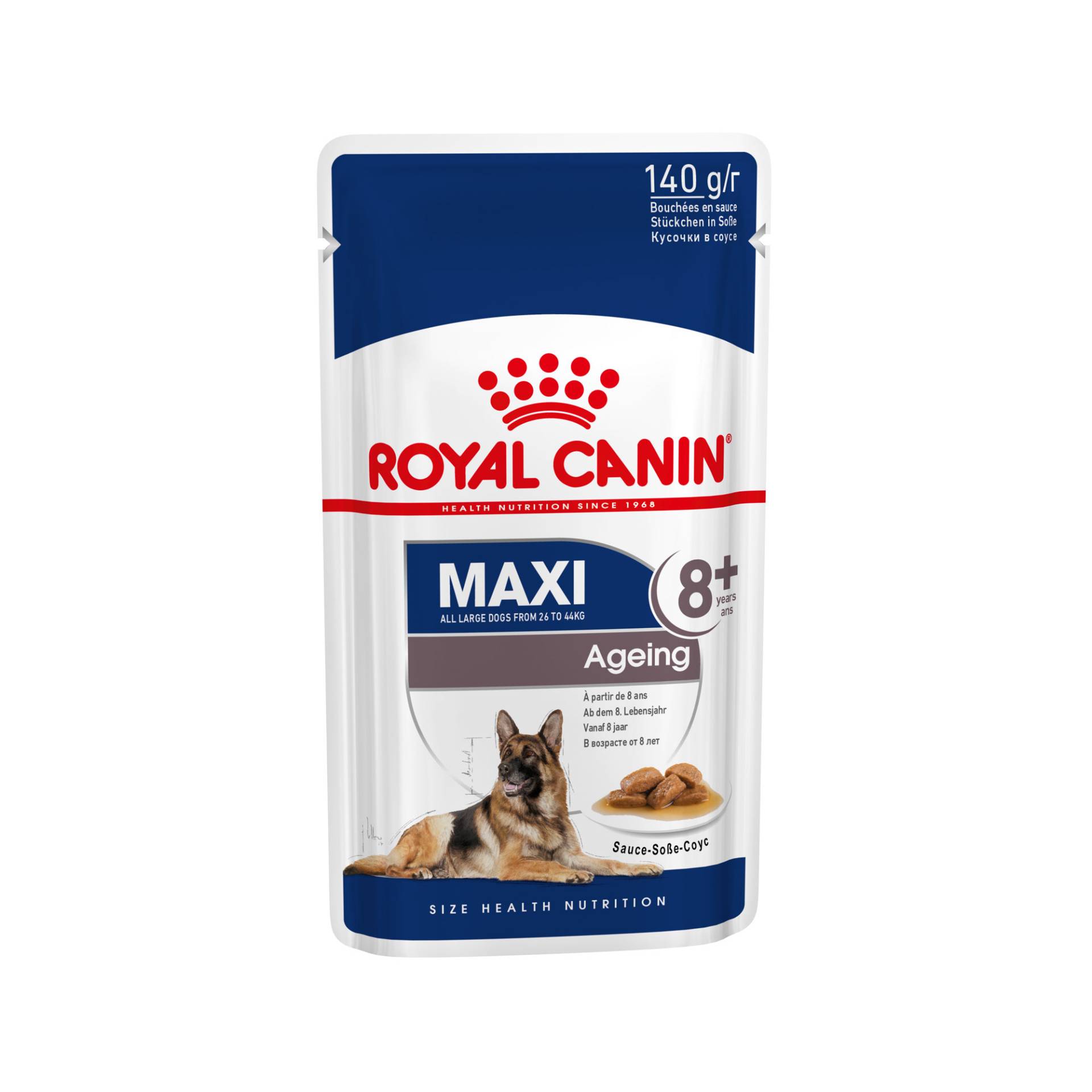 Royal Canin Maxi Ageing 5+ Hundefutter - Frischebeutel - 10 x 140 g von Royal Canin