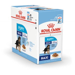 Royal Canin Maxi Puppy Nassfutter 1 Karton (10 x 140 g) von Royal Canin