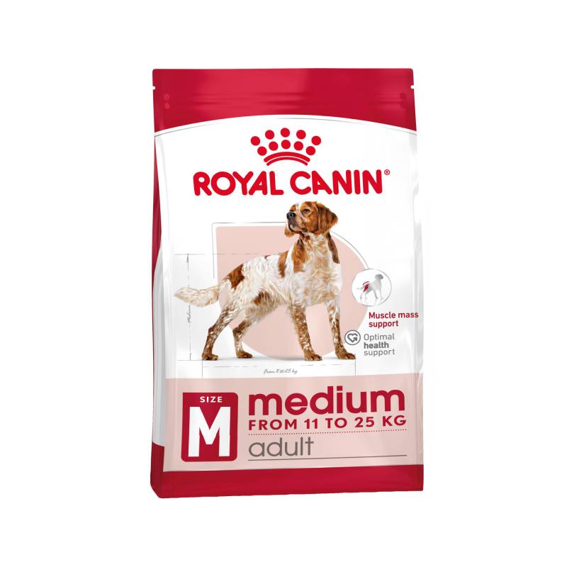 Royal Canin Medium Adult - 10 kg + Royal Canin Medium Adult Wet - 12 x 410 g von Royal Canin