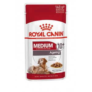 Royal Canin Medium Ageing 10+ Nassfutter 1 Karton (10 x 140 g) von Royal Canin