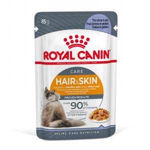 Royal Canin Hair & Skin Care in Gelee Katzen-Nassfutter (12x85g) 2 Kartons (24 x 85 g) von Royal Canin