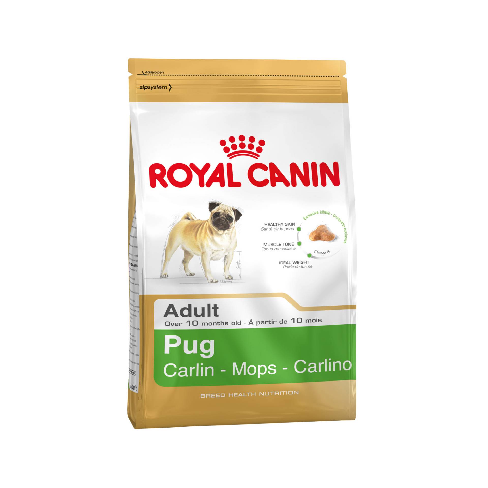 Royal Canin Pug (Mops) Adult Hundefutter - 1,5 kg von Royal Canin