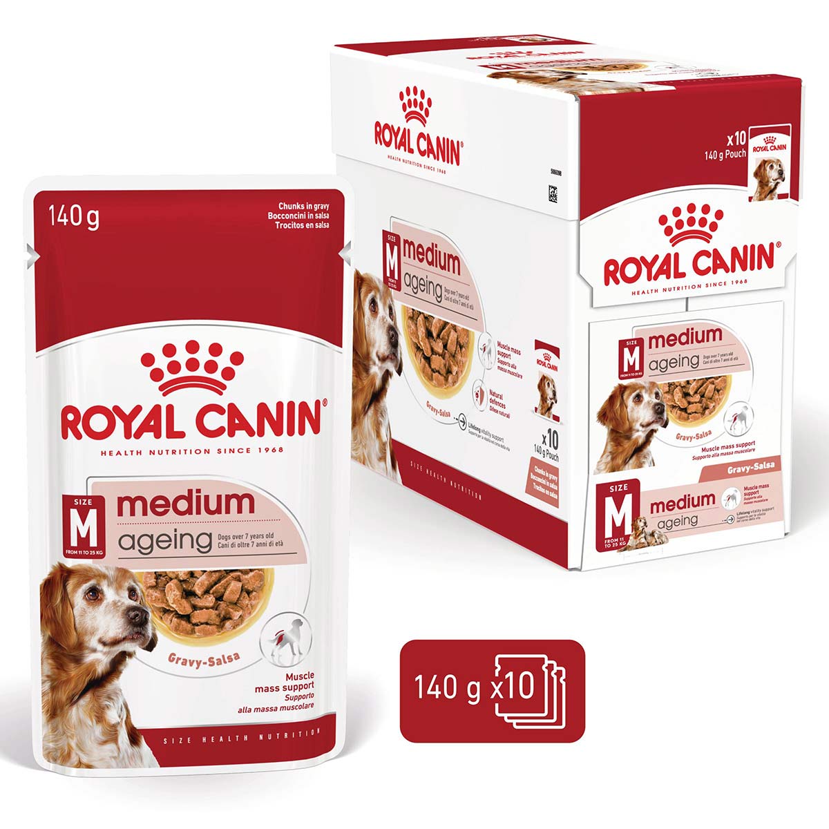 Royal Canin SHN Medium Ageing Gravy 10x140g von Royal Canin