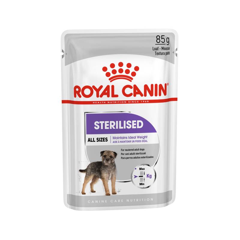 Royal Canin Sterilised Hundefutter - Frischebeutel - 12 x 85 g von Royal Canin