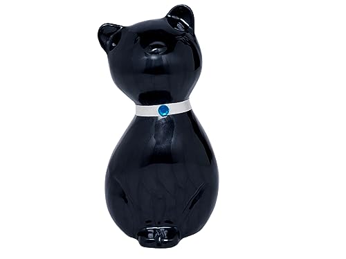 Royal Rapture Cat Kitty Figur Haustierasche Beerdigung Urne für Ascheverbrennung (Black Kitty) von Royal Rapture