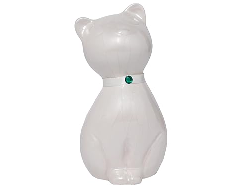 Royal Rapture Urn for Ashes Cremation Funeral Memorial Love Urns Decorative Cat Kitty Figurine Pet|Alloy|(White Kitty, 8.5") RCM02-01 von Royal Rapture