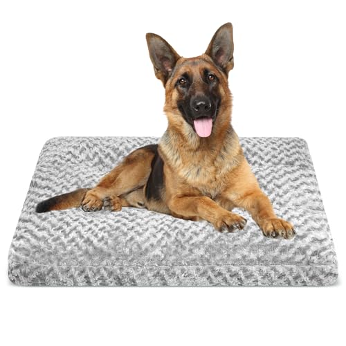 Roypet Deluxe waschbares Hundebett für große Hunde (Grau, XL) von Roypet