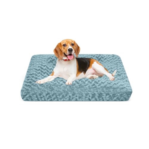 Roypet Deluxe waschbares Hundebett für große Hunde (Meeresblau, M) von Roypet